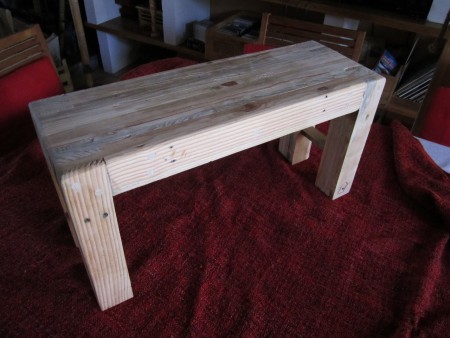 banc palette : 40 €